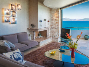 Marina View | Xilokastro | Sitting & Kitchen