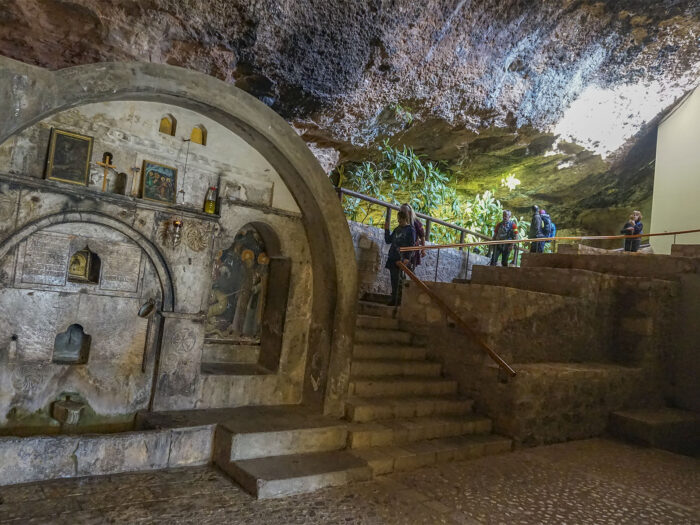 Xylokastro Accommodation - Marina View Apartment - Excursions - Holy Cave Monastery