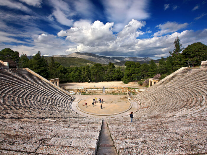 Xylokastro Accommodation - Marina View Apartment - Excursions - Ancient Epidaurus Theater